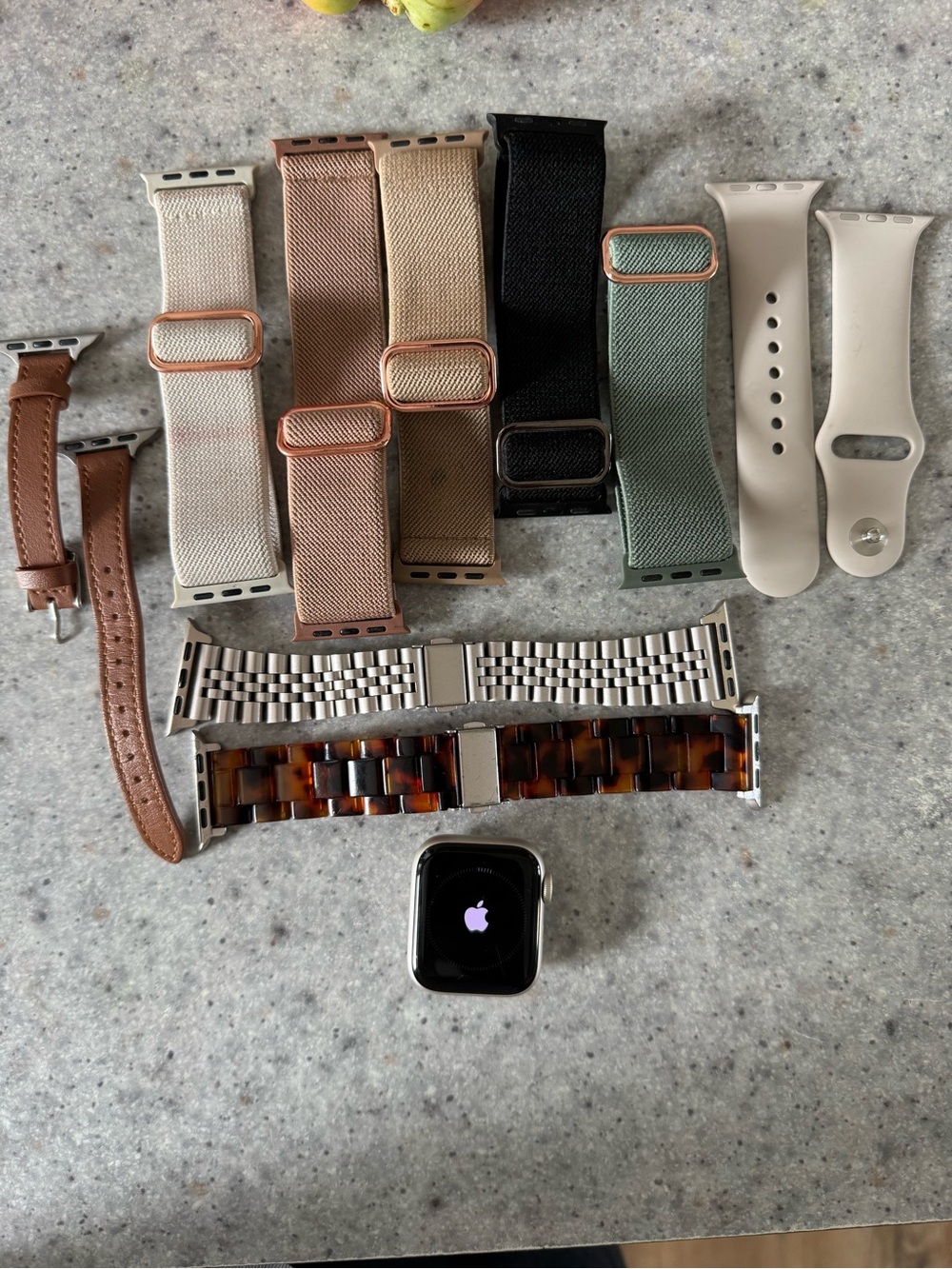 Apple WatchSE second gen starlight finish